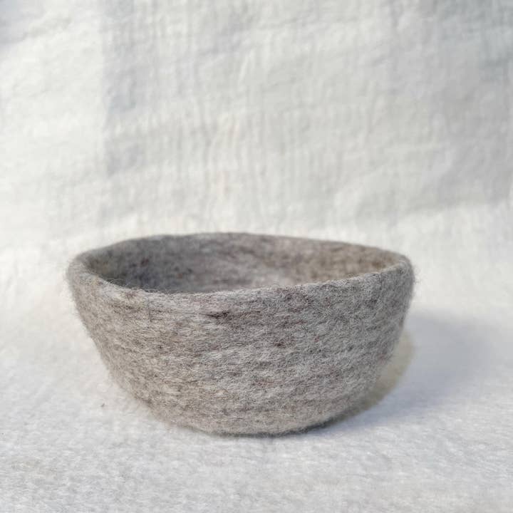 Fibres of Life - Wool & Felt - Wholesale Decorative Plate/Dish/Bowl - Felt Bowl Pastels-Small | Wool Felt Bowl | Catchall Bowls7