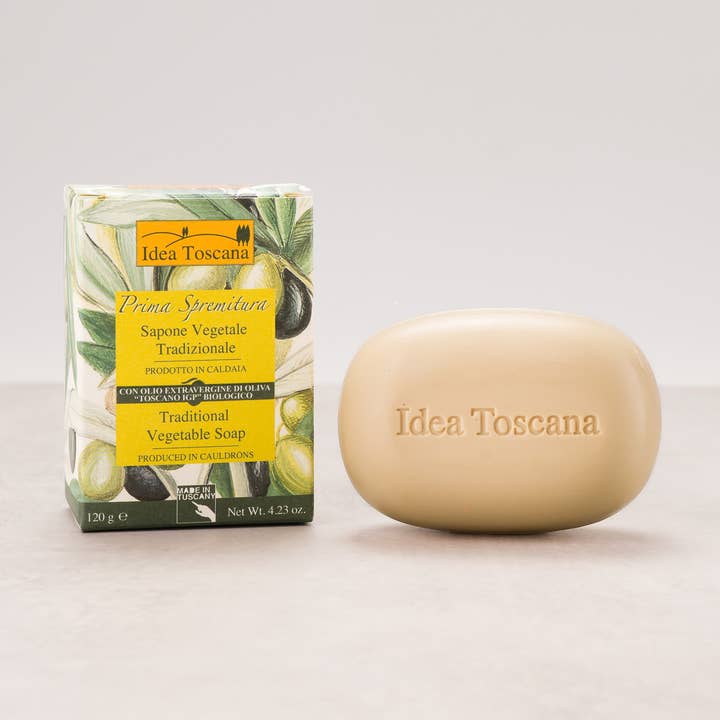 Prima Spremitura Ultra-Moisturizing Olive Bar Soap for wholesale by Idea Toscana / Prima Spremitura by Granducati USA