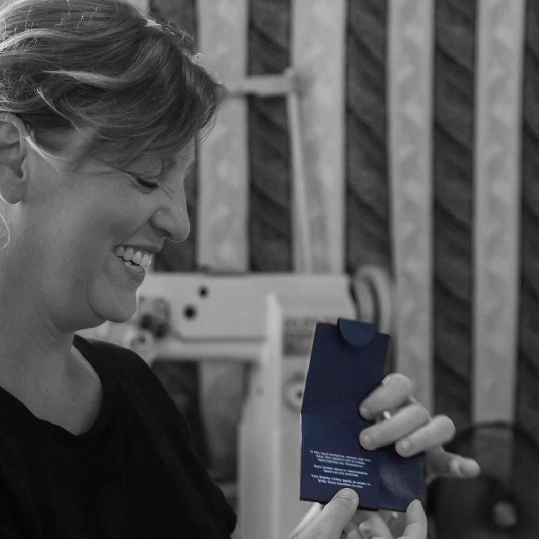 Twin Engine Coffee – wholesale Kortfodral - Unisex – Läderkortplånbok - Deep Ocean - Artisan Fair Trade18