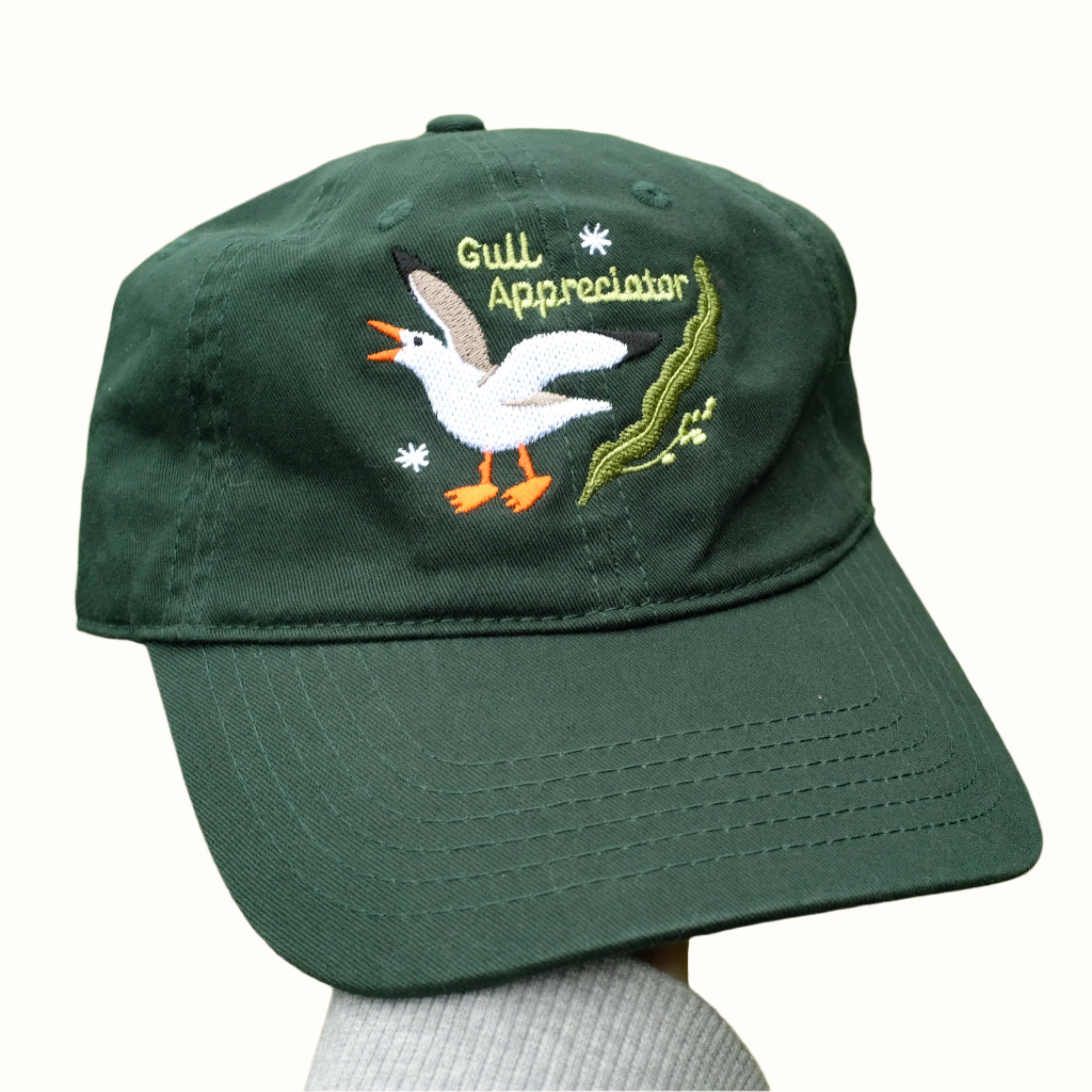 Gull Appreciator Hat for wholesale by Camp Mustelid