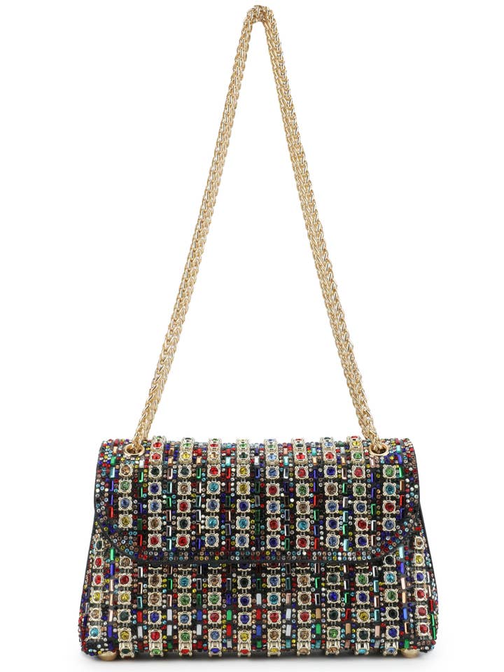 Borsa a Patta con Strass Celine | Borsa a Spalla di Lusso con Strass per la vendita all'ingrosso da parte di Lauren Lorraine