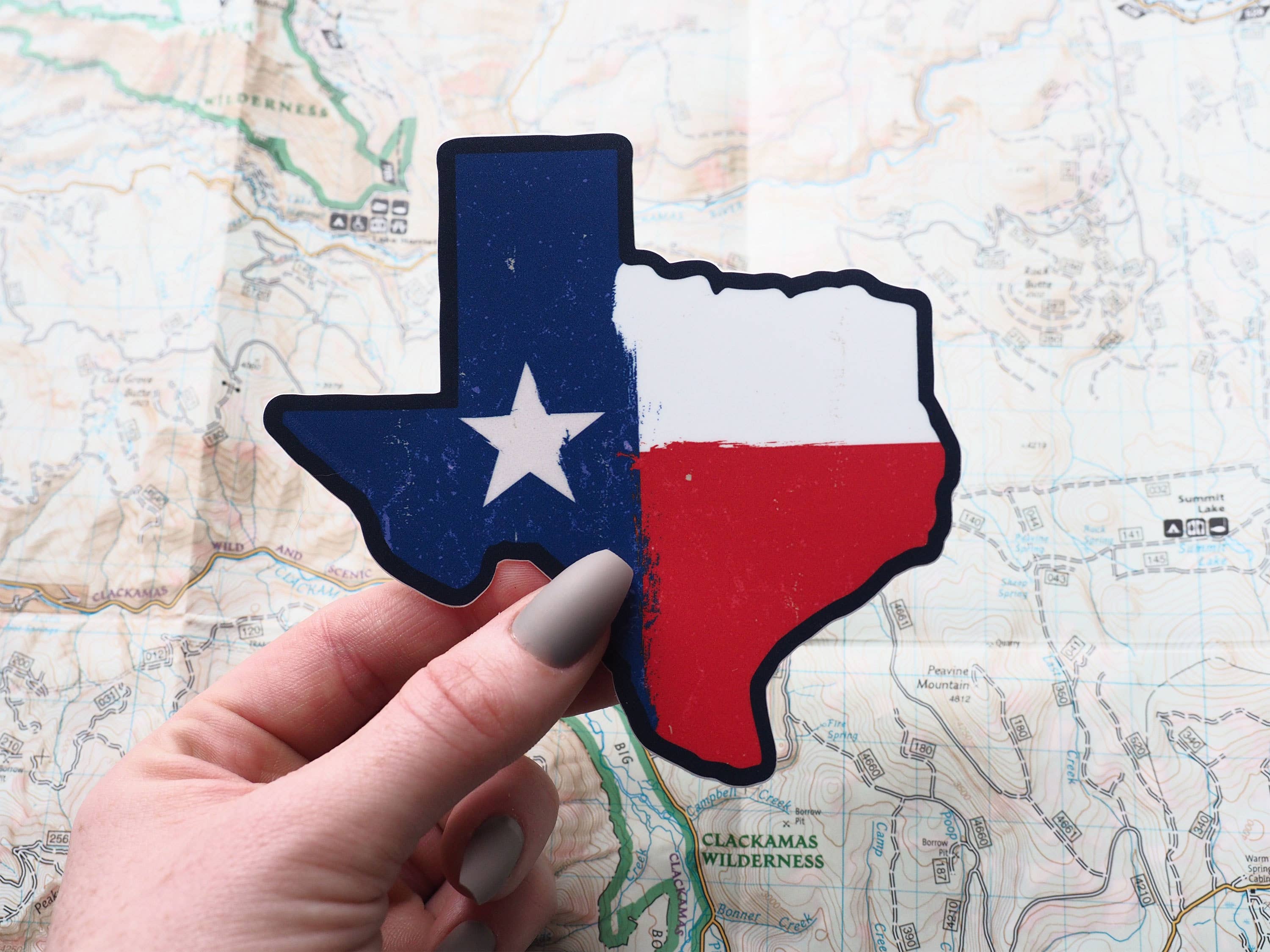 Sentinel Supply - Wholesale Sticker - Custom Texas Flag Bumper Stickers - TX Name Drop Decals7