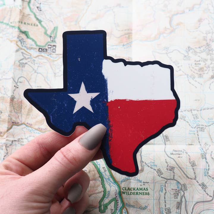 Sentinel Supply - Wholesale Sticker - Custom Texas Flag Bumper Stickers - TX Name Drop Decals7