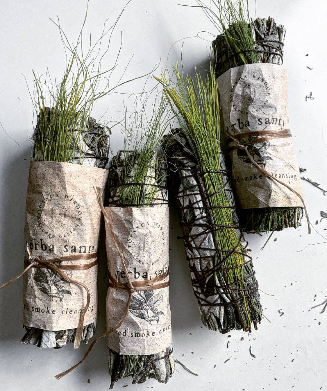 Topanga Window – Pacote de sálvia por atacado – Bastão de limpeza de fumaça sagrada YERBA SANTA4