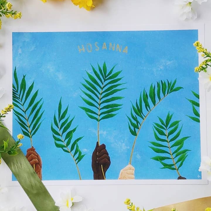 Poster d'art Hosanna 8 x 10 pour la vente par Din Prints