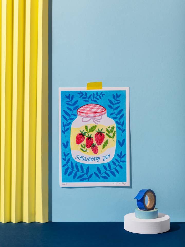 Risoprint Strawberry Jam for wholesale by Teresa Rego