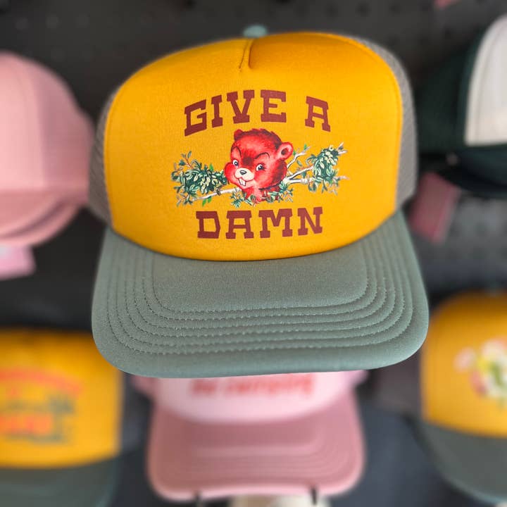 The Coin Laundry - Vente Casquette de camionneur – unisexe - Casquette de camionneur drôle - Give a Damn4