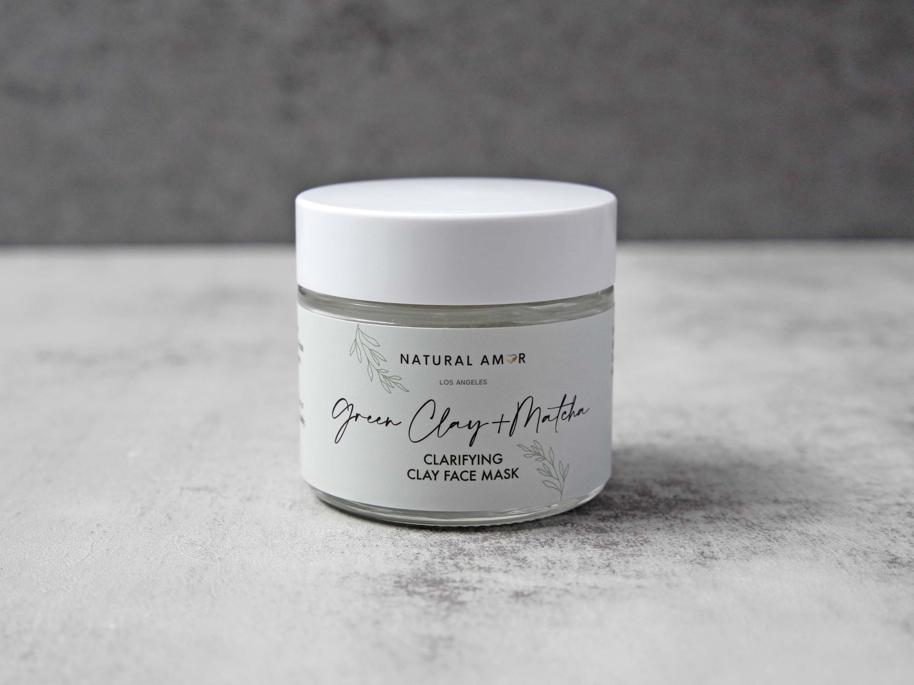 Natural Amor LLC – wholesale Ansiktsmasker – Lermask i burk 2oz| Helt naturlig hudvård6