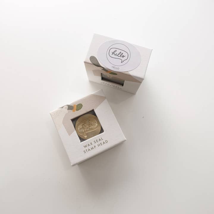 Fiona Ariva - Wholesale Sealing wax - Hello Speech Bubble wax seal stamp, wax seal kit or stamp head3