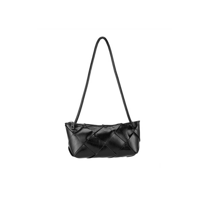 Anarchy Street - Wholesale Shoulder Bag - Women's - Glossy Woven Rectangle Handbag