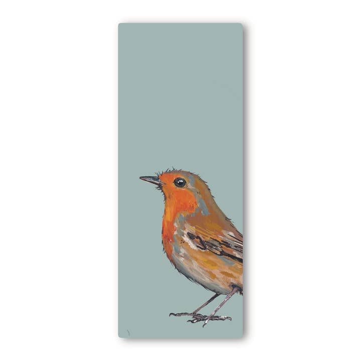 Robin Recycled Bookmark By Eco Artist Ellwood Parker for wholesale by Ellwood Parker