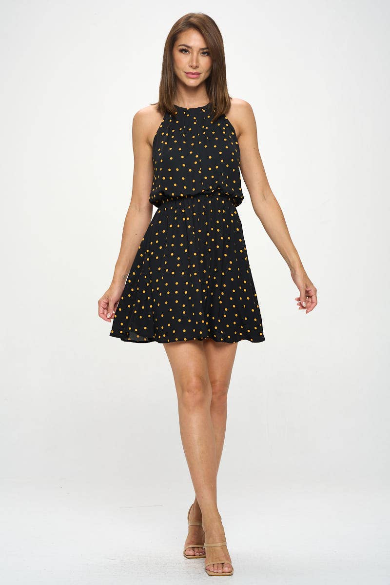 DNA Couture - Vente Robe – femme - Robe imprimée à pois1