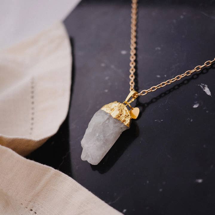 PHOEBE´S - Wholesale Pendant/Charm Necklace - White Quartz Necklace, Personalized Necklace, Birthstone Necklace, Gift for Her5