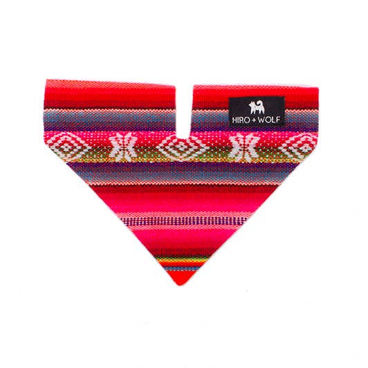 Hiro + Wolf - Wholesale Pet Bandana - Dog - Inca Orange Dog Bandana3