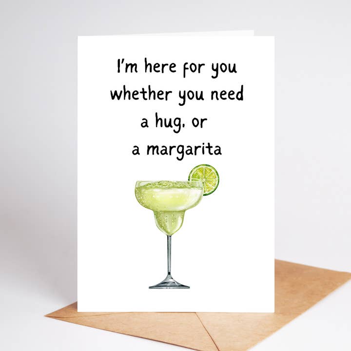 Carte de vœux de soutien au divorce pour la vente par Dahlia Rose Co