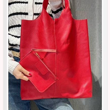 Z et Z - Vendita all'ingrosso Marsupio - Donna - Borsa tote in pelle granulata o pelle iridescente10