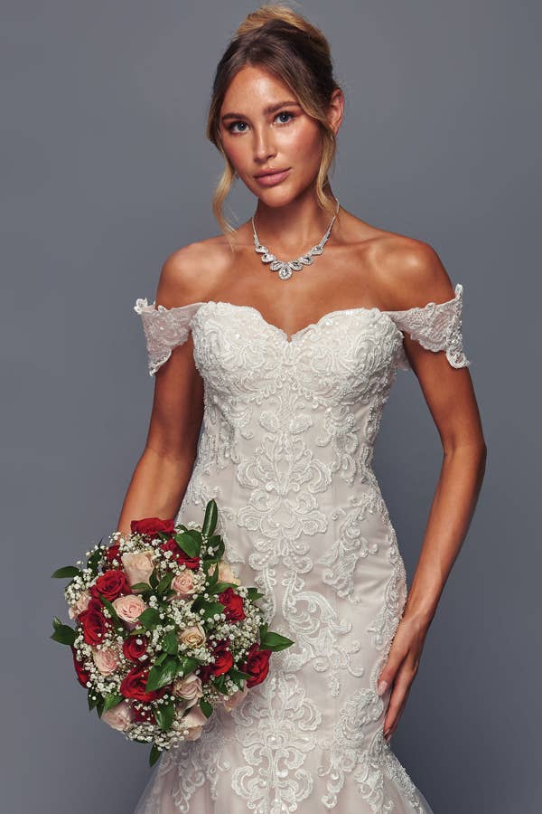 Babyfox Apparel - Vente Robe de soirée – femme - Robe de mariée sirène à encolure cœur dénudée2