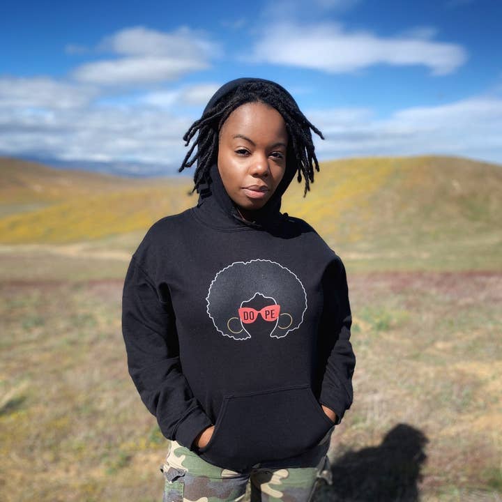 Personalisierter AfroGirl Red Shades Hoodie für den Großhandel von AfroGirl By Hannah