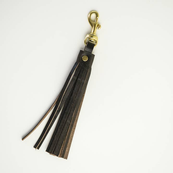 Tassel Keychain - Brown for wholesale by Choice Goods Co.