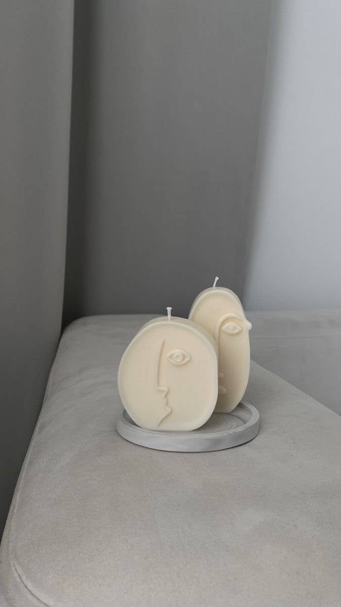 youngpee – Engroshandel Gavelys – Abstrakte ansigter Picasso hovedlys, hjemmeduft dekoration6