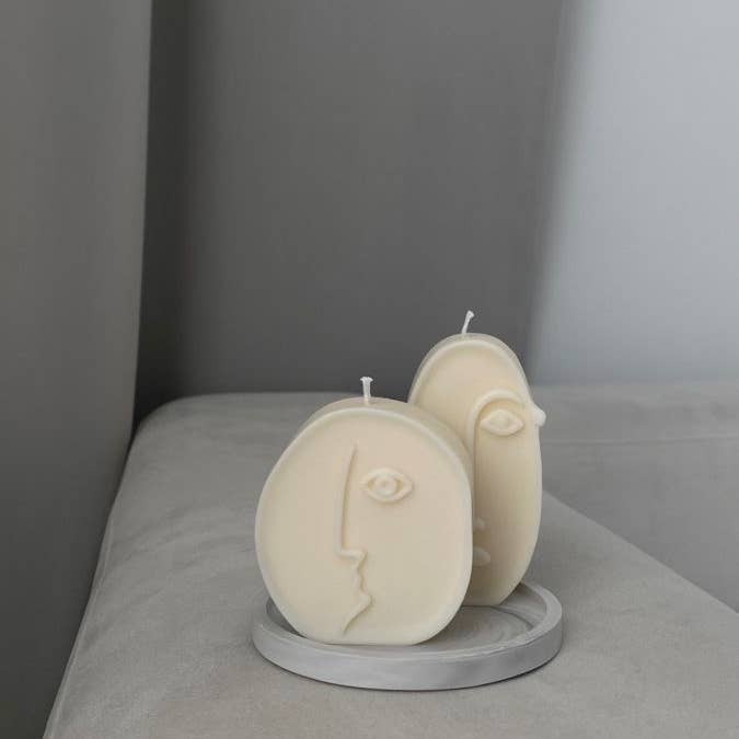 youngpee – Engroshandel Gavelys – Abstrakte ansigter Picasso hovedlys, hjemmeduft dekoration6