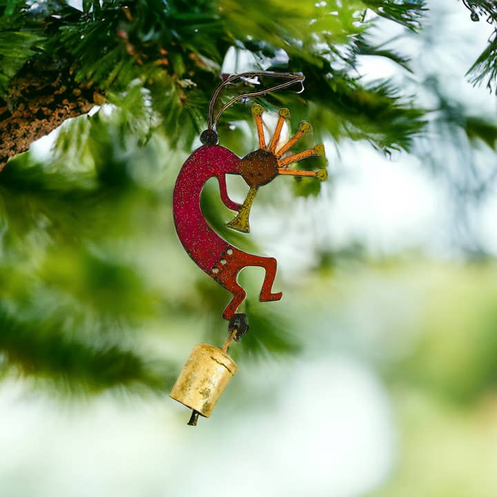 Whimsies - Vente Carillons - Sonnette KOKOPELLI Southwestern Mobile Wind Chime écologique4