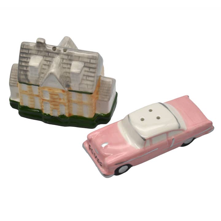 Elvis Salt & Pepper Shakers - Graceland & Caddy for wholesale by MID-SOUTH PRODUCTS