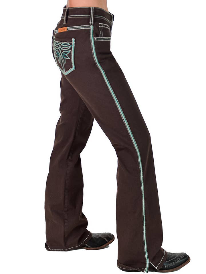 Gå Vest Turkis for engroshandel hos Cowgirl Tuff Co. / B. Tuff Jeans