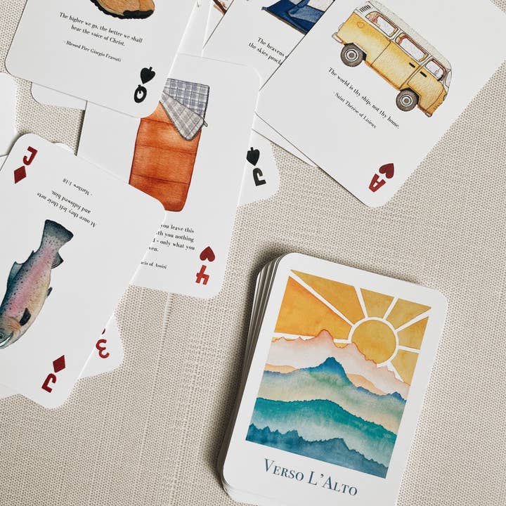 January Jane Shop - Wholesale Playing Cards - Frassati Camp Playing Cards