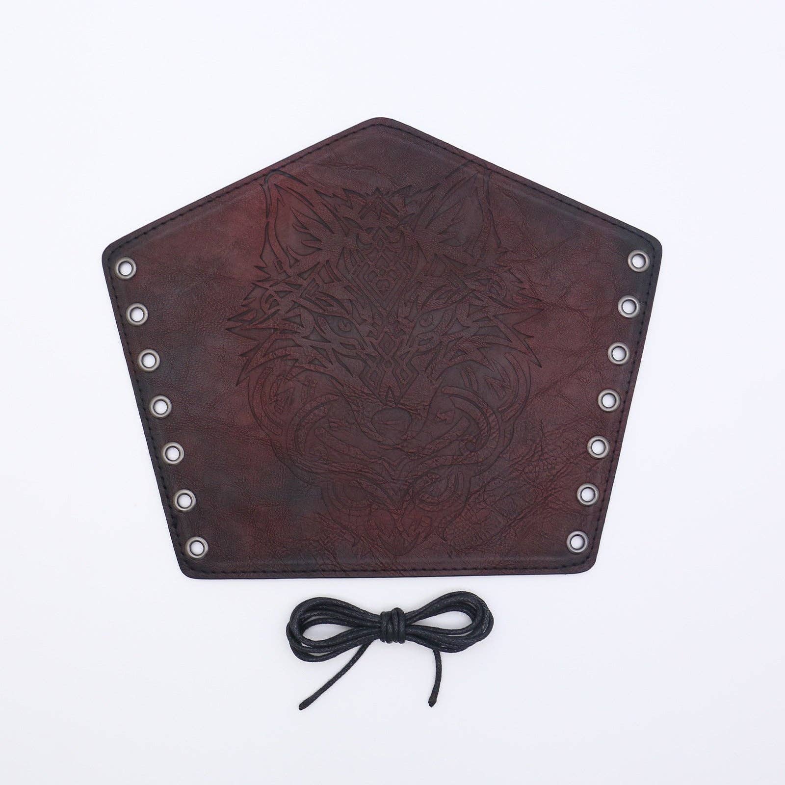 SALINA TRADING INC - Wholesale Costume – Women's - Medieval Leather Wrist Cuffs Retro Punk Arm Guards Festival Costume Accessories53