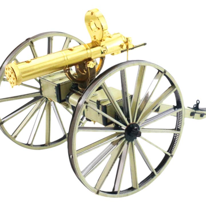 Wild West Gatling Gun - COLOR for wholesale by Metal Earth