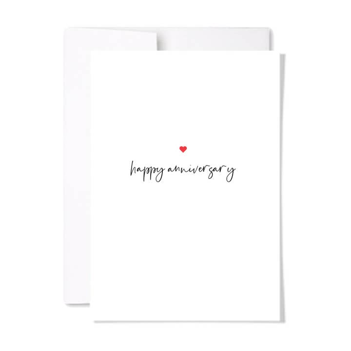 Happy Anniversary Card for wholesale by paperscript