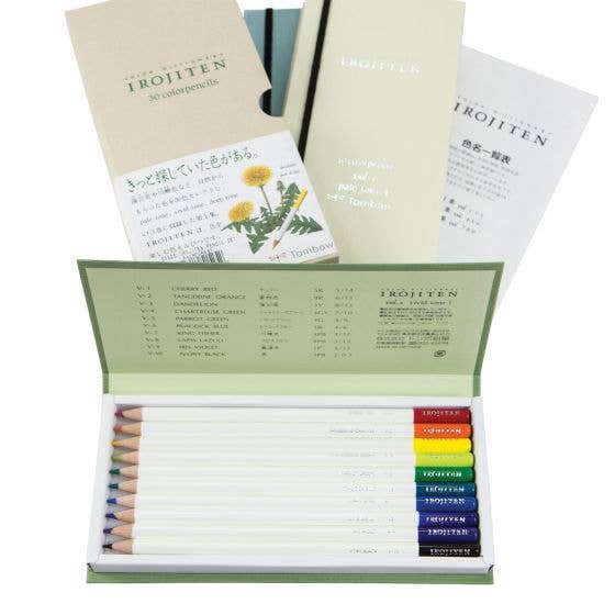 Tombow - Wholesale Colored Pencil - Irojiten Colored Pencil Dictionary Set - Rainforest3