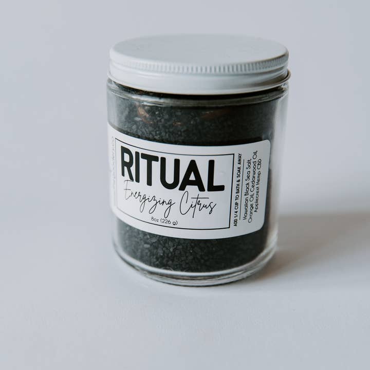 The Goodery - Wholesale Bath soak/milk - Ritual Bath Soak -- Energizing Citrus Hawaiian Lava Sea Soak1