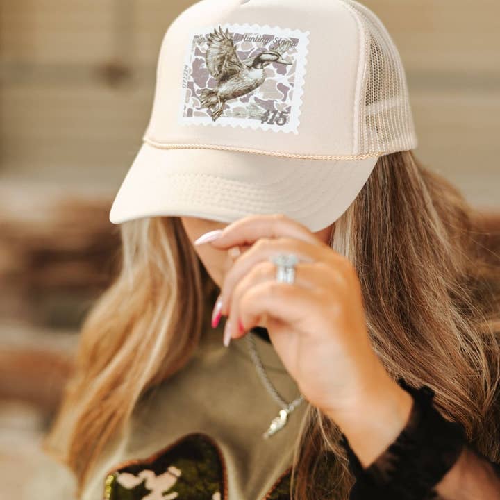 Duck Stamp Trucker Hat and other Purchase Wholesale duck camo hat. Free Returns & Net 60 Terms on Faire trending on Faire.
