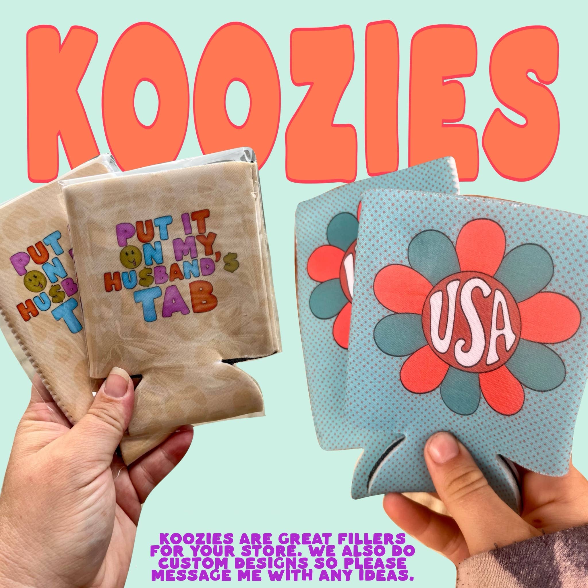 on the Bayou - Wholesale Drink Huggers & Koozies - Shrimp floral shrimp festival koozies5