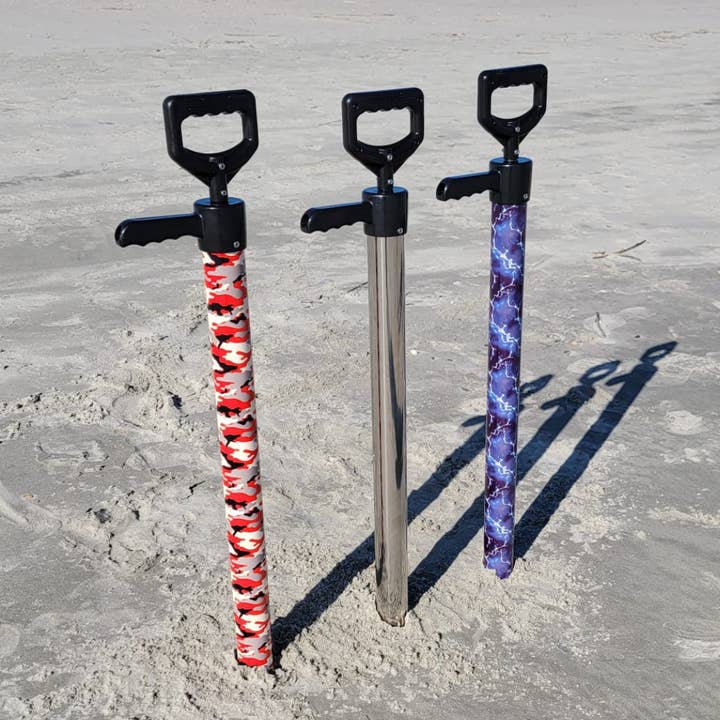 Abes-Way Metallic Aluminum Bait Shrimp Pump (3 Colors) for wholesale by Afri-Imports