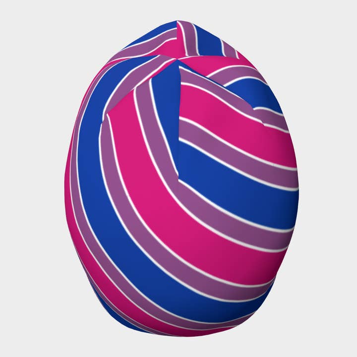 Ninja Ferret Art - Wholesale Beanie - Unisex - Bisexual Candycane Striped Beanie