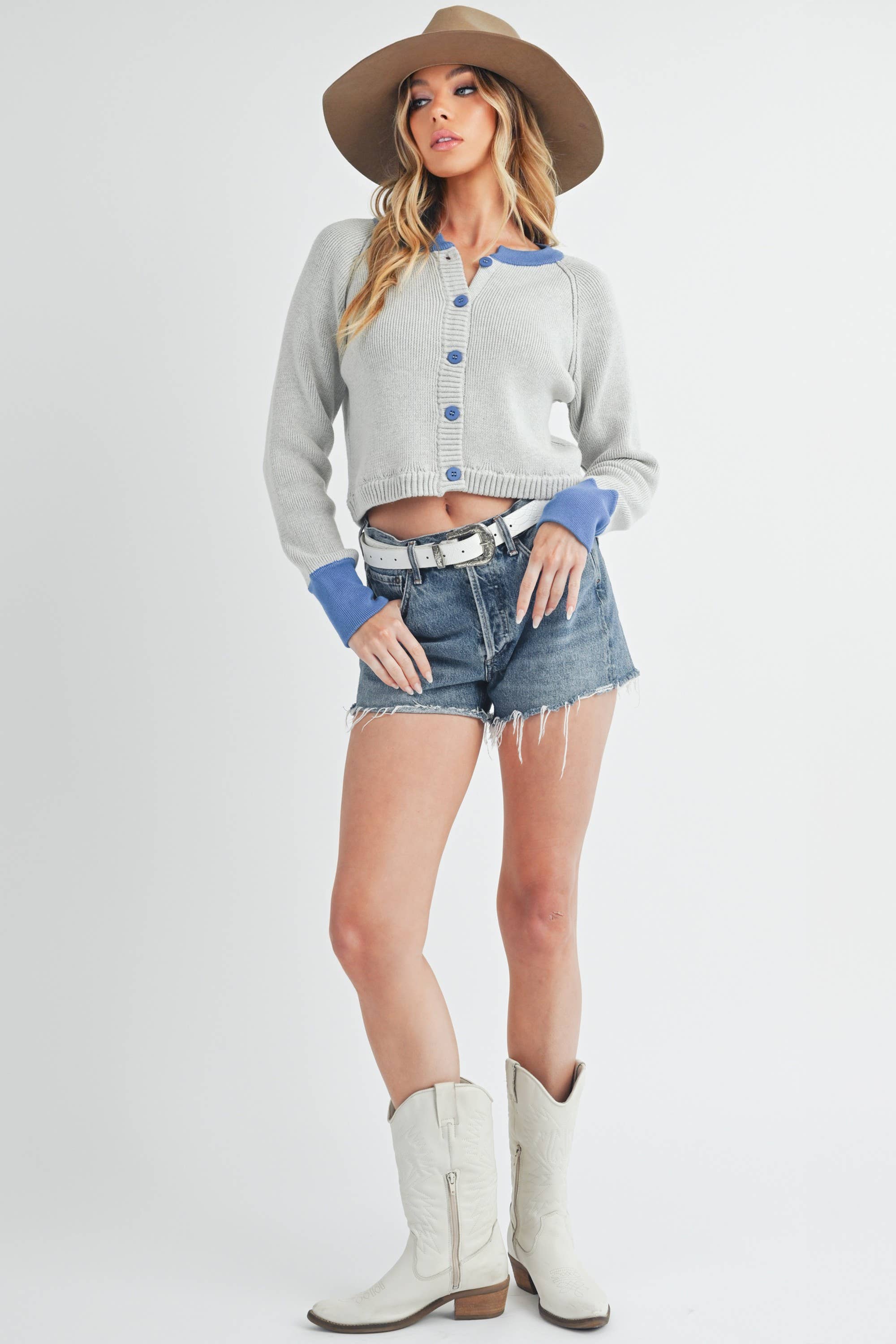 AEMI + CO - Wholesale Cardigan - Women's - 3219EK Meadow Sweater Cardigan 59