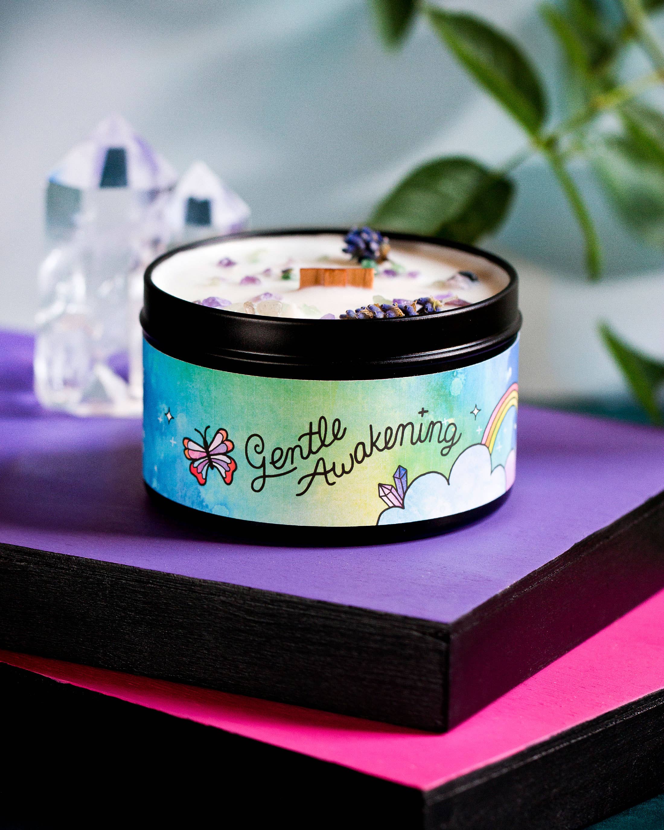 Rachel Beyer - Wholesale Travel Candles - Gentle Awakening Aromatherapy Candle - Lavender & Woodsy4