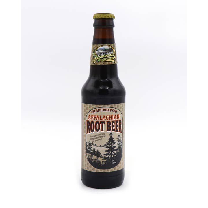 Grandpa Joe's Candy Shop - Wholesale Soda/Carbonated Drink - Appalachian Root Beer Soda, 12oz Glass Bottle 12ct