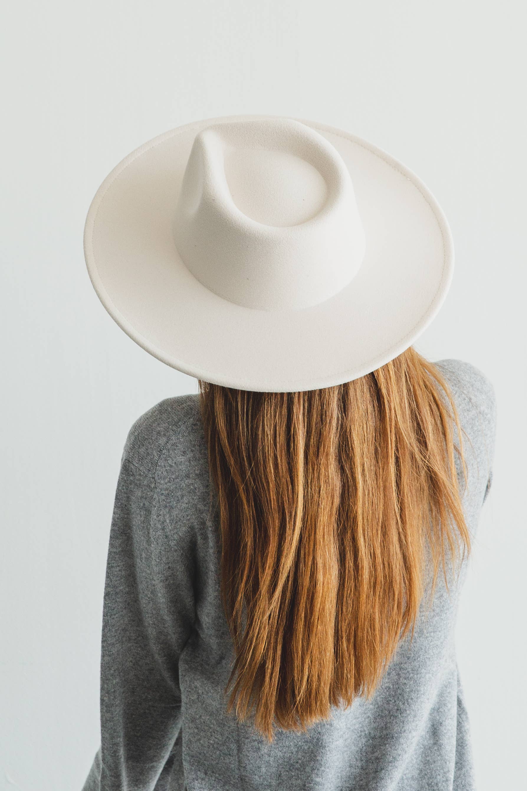 Bella Betty - Wholesale Fedora - Women's - Best Best Seller Vegan felt fedora hat with wide stiff  flat24