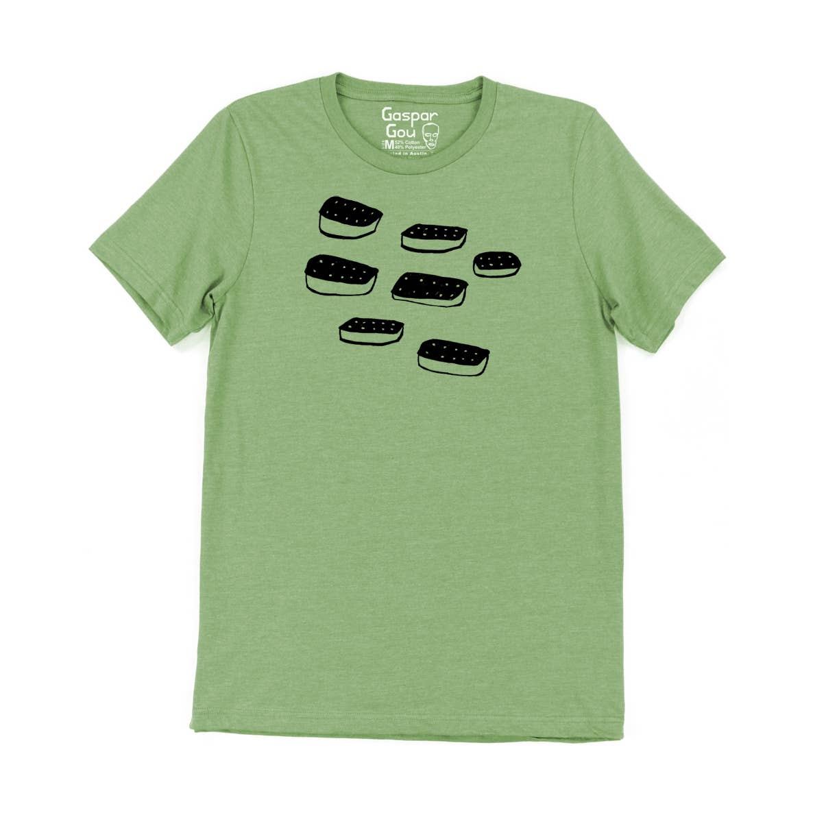 Gaspar Gou - Wholesale Screen Printed T-Shirt - Men's - Ice Cream Sandwiches Charlie Tee3