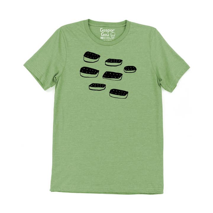 Gaspar Gou - Wholesale Screen Printed T-Shirt - Men's - Ice Cream Sandwiches Charlie Tee3