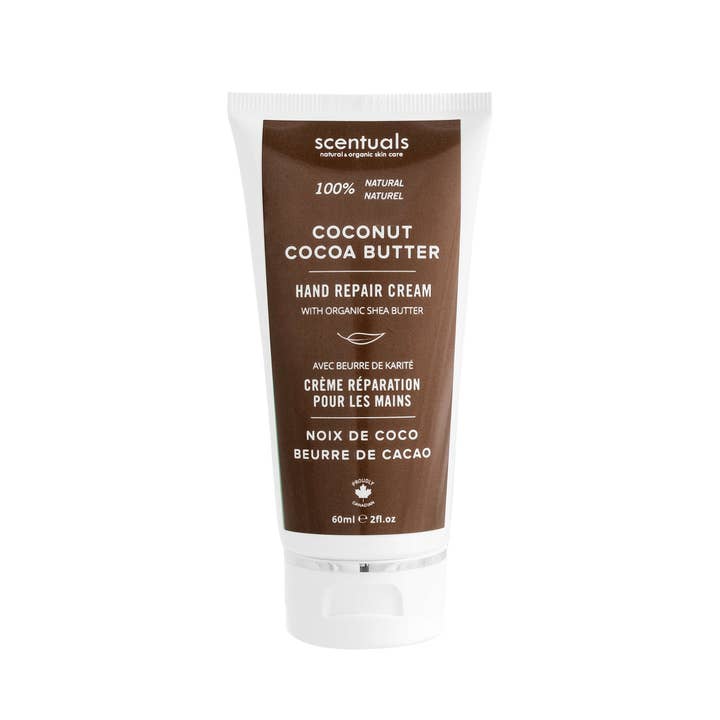Scentuals Natural & Organic Skin Care - Wholesale Hand Cream/Lotion - Coconut Cocoa Butter Hand Repair Cream 60ml
