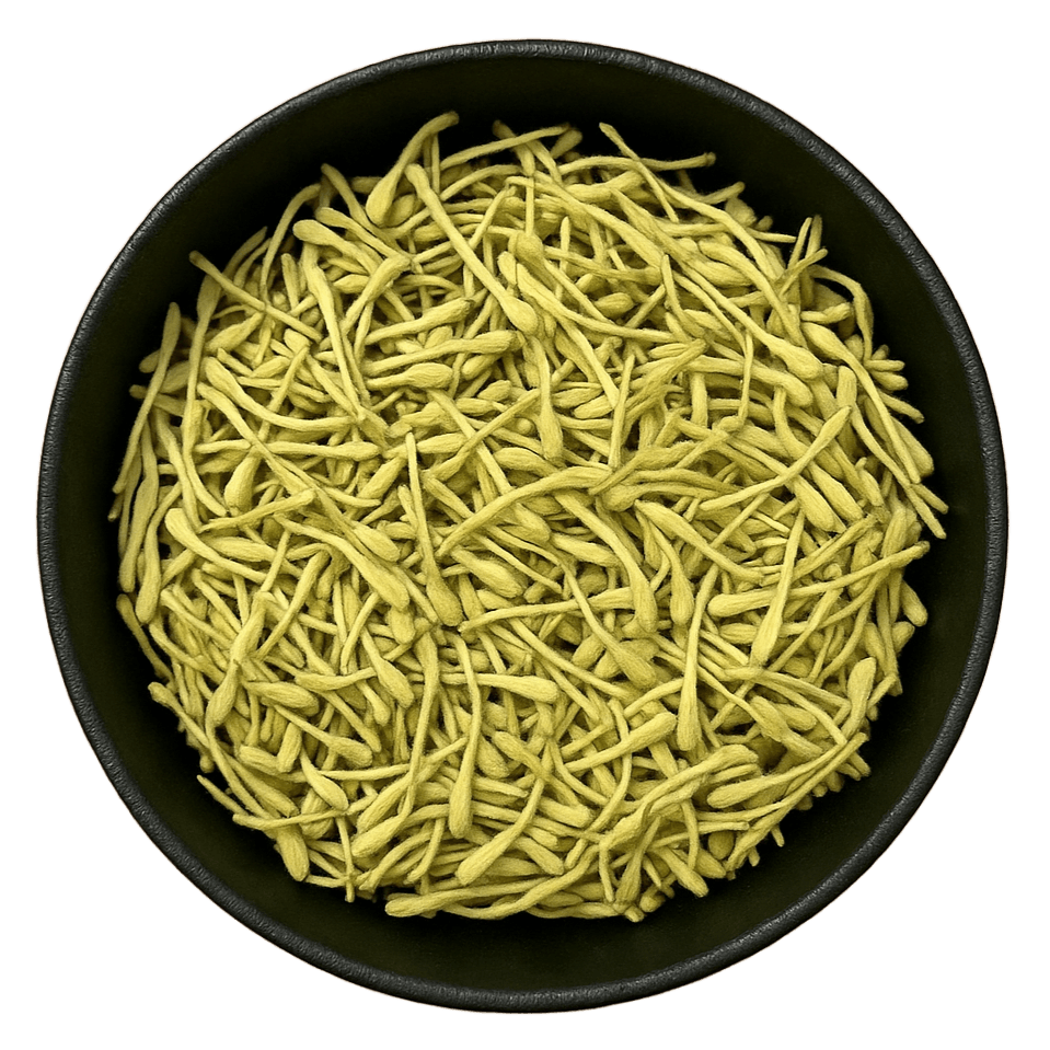 LA Herb – wholesale Löst te – Hel blomma av kaprifol (Flos Lonicera)1