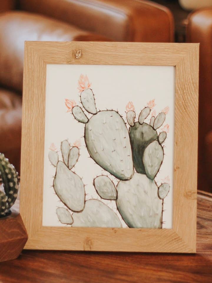 Prickly Pære Kaktus Print for engroshandel hos MacaelaMade