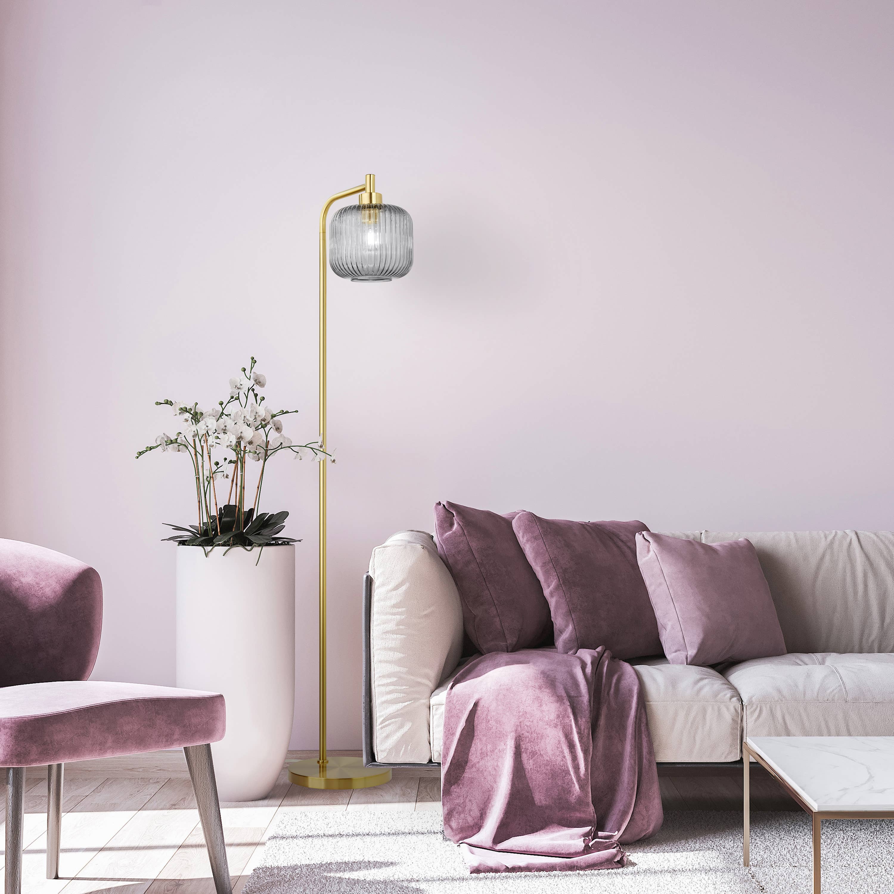 River of Goods - Wholesale Floor Lamp - 63"H Rowan Globe Shade Floor Lamp19