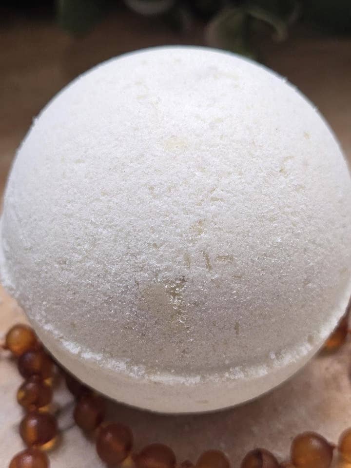 Vegan Ylang-Ylang Amber Bath Bomb for Relaxation for wholesale by The Rudd Homestead LLC