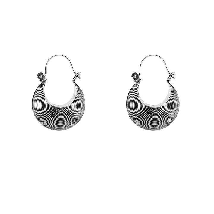 Lille spundet sølvpudebøjle for engroshandel hos SITA